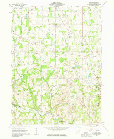 United States Geological Survey Elkton, OH (1960, 24000-Scale) digital map