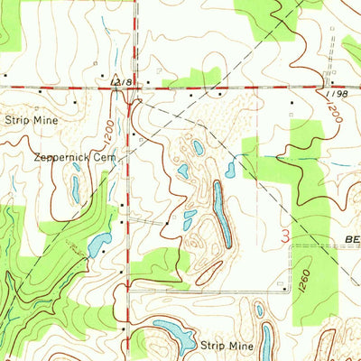 United States Geological Survey Elkton, OH (1960, 24000-Scale) digital map