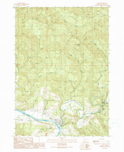United States Geological Survey Elkton, OR (1990, 24000-Scale) digital map