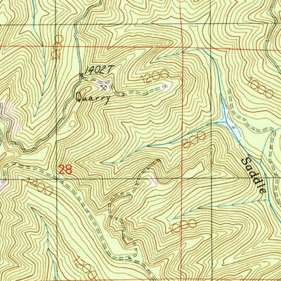 United States Geological Survey Elkton, OR (1990, 24000-Scale) digital map