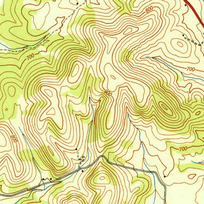 United States Geological Survey Elkton, TN (1951, 24000-Scale) digital map