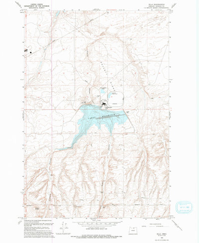 United States Geological Survey Ella, OR (1993, 24000-Scale) digital map