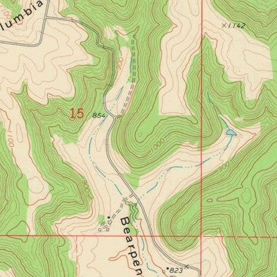 United States Geological Survey Ella, WI (1972, 24000-Scale) digital map
