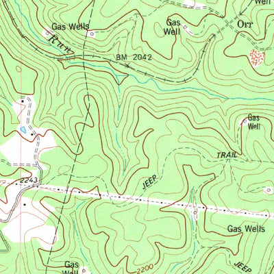 United States Geological Survey Ellamore, WV (1977, 24000-Scale) digital map