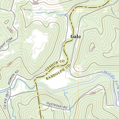 United States Geological Survey Ellamore, WV (2023, 24000-Scale) digital map