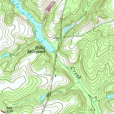 United States Geological Survey Ellaville North, GA (1971, 24000-Scale) digital map