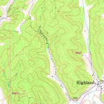 United States Geological Survey Ellenboro, WV (1961, 24000-Scale) digital map