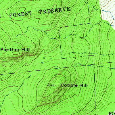 United States Geological Survey Ellenburg Center, NY (1964, 24000-Scale) digital map