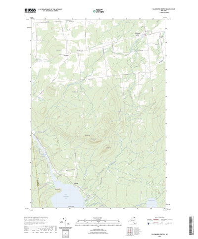 United States Geological Survey Ellenburg Center, NY (2023, 24000-Scale) digital map