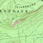 United States Geological Survey Ellenburg Mountain, NY (1964, 24000-Scale) digital map