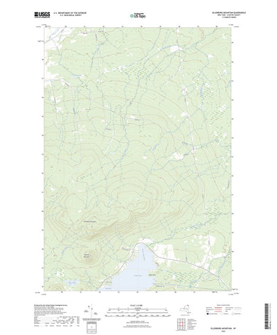 United States Geological Survey Ellenburg Mountain, NY (2023, 24000-Scale) digital map