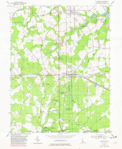 United States Geological Survey Ellendale, DE (1954, 24000-Scale) digital map