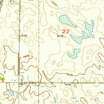 United States Geological Survey Ellendale North, ND (1956, 24000-Scale) digital map