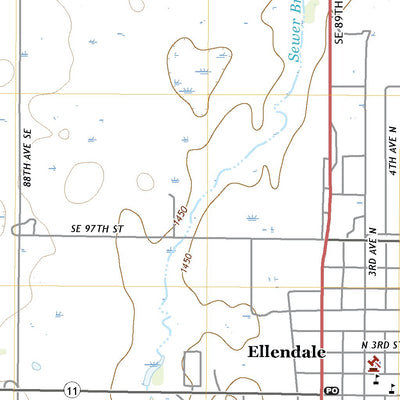 United States Geological Survey Ellendale North, ND (2020, 24000-Scale) digital map