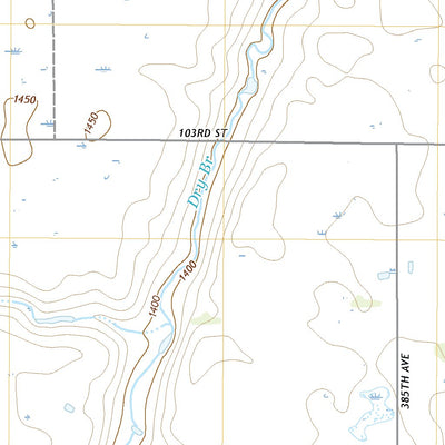 United States Geological Survey Ellendale South, ND (2020, 24000-Scale) digital map