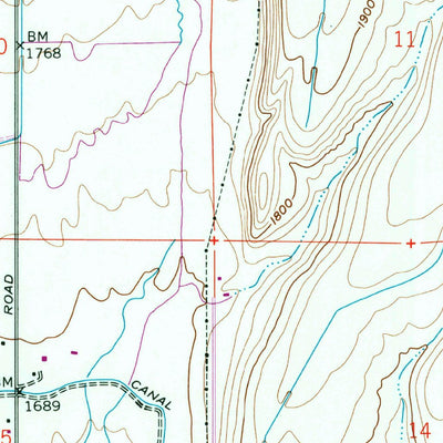 United States Geological Survey Ellensburg North, WA (1958, 24000-Scale) digital map