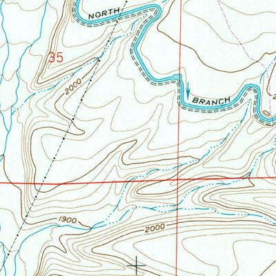 United States Geological Survey Ellensburg North, WA (1958, 24000-Scale) digital map