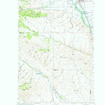 United States Geological Survey Ellensburg, WA (1958, 62500-Scale) digital map