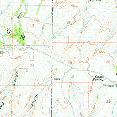 United States Geological Survey Ellensburg, WA (1958, 62500-Scale) digital map
