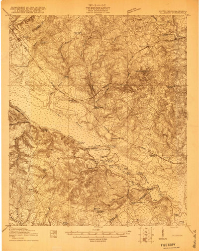 United States Geological Survey Ellenton, SC-GA (1920, 48000-Scale) digital map