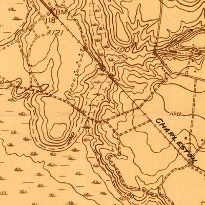 United States Geological Survey Ellenton, SC-GA (1920, 48000-Scale) digital map