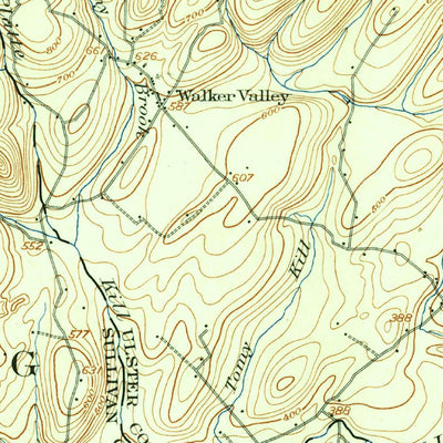 United States Geological Survey Ellenville, NY (1904, 62500-Scale) digital map