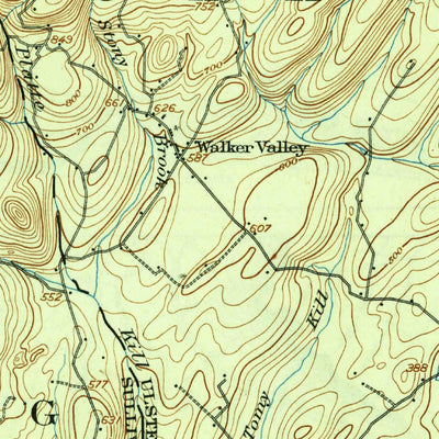 United States Geological Survey Ellenville, NY (1906, 62500-Scale) digital map