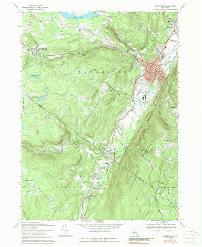 United States Geological Survey Ellenville, NY (1969, 24000-Scale) digital map