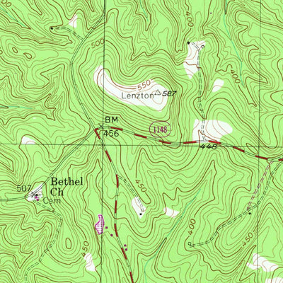 United States Geological Survey Ellerbe, NC (1956, 24000-Scale) digital map