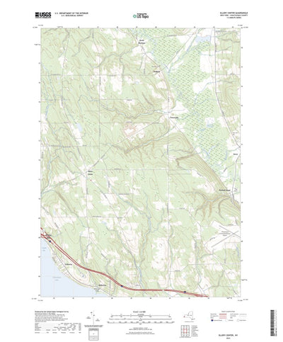United States Geological Survey Ellery Center, NY (2023, 24000-Scale) digital map