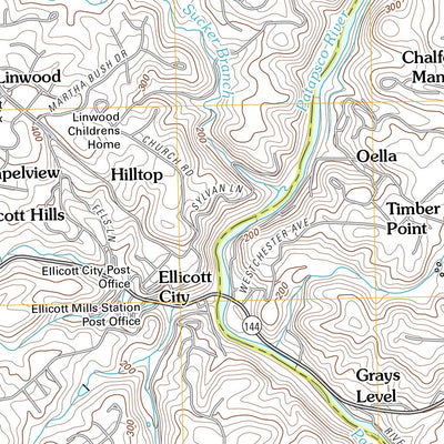 United States Geological Survey Ellicott City, MD (2011, 24000-Scale) digital map