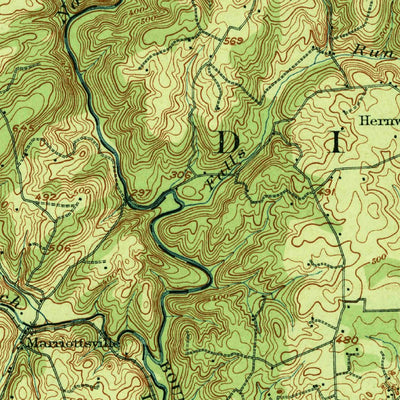 United States Geological Survey Ellicott, MD (1906, 62500-Scale) digital map