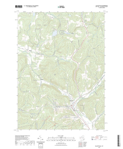 United States Geological Survey Ellicottville, NY (2023, 24000-Scale) digital map