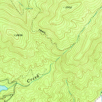 United States Geological Survey Ellijay, GA (1971, 24000-Scale) digital map