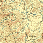 United States Geological Survey Ellijay, GA-NC-TN (1892, 125000-Scale) digital map