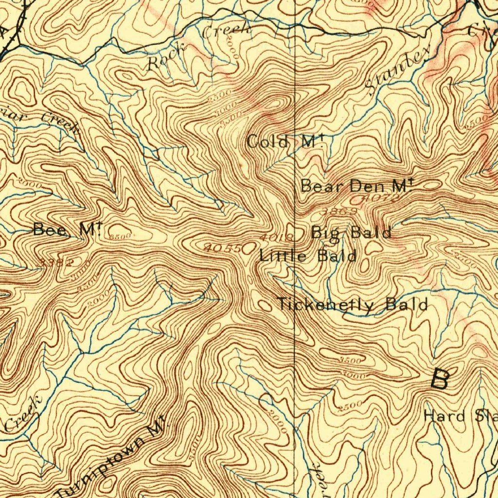 Ellijay, GA-NC-TN (1892, 125000-Scale) Map by United States Geological ...