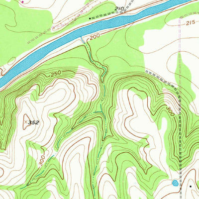 United States Geological Survey Ellinger, TX (1957, 24000-Scale) digital map
