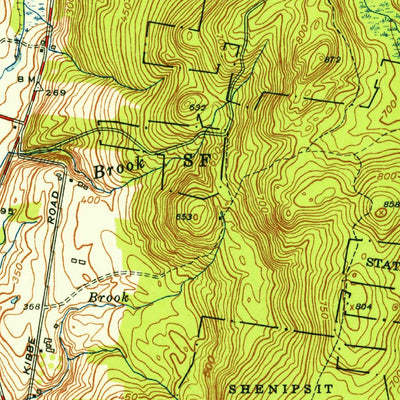 United States Geological Survey Ellington, CT (1953, 31680-Scale) digital map