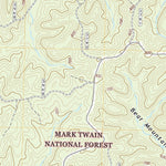 United States Geological Survey Ellington SE, MO (2021, 24000-Scale) digital map