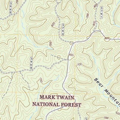 United States Geological Survey Ellington SE, MO (2021, 24000-Scale) digital map