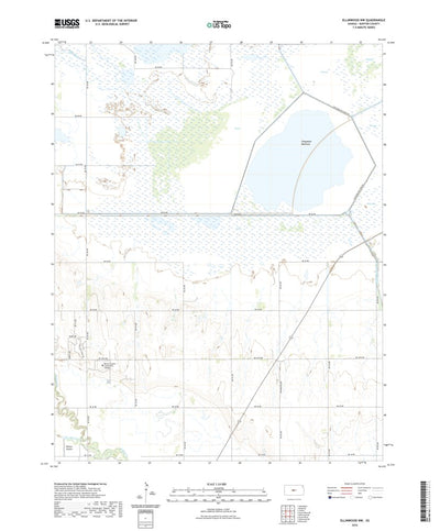United States Geological Survey Ellinwood NW, KS (2022, 24000-Scale) digital map