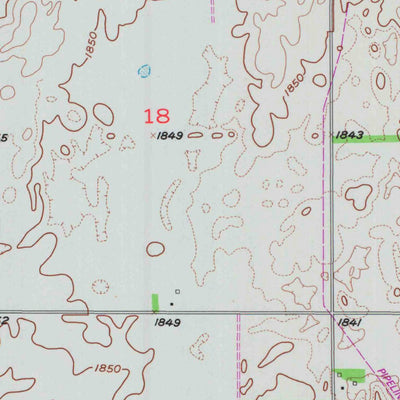 United States Geological Survey Ellinwood SW, KS (1957, 24000-Scale) digital map