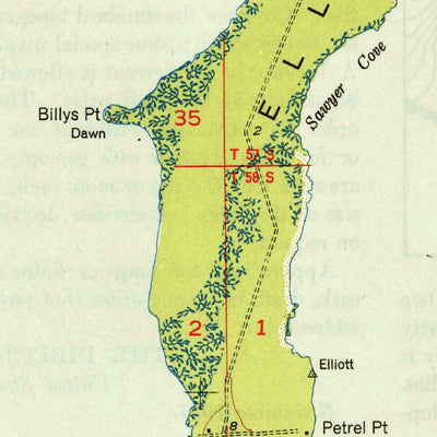 United States Geological Survey Elliott Key, FL (1949, 24000-Scale) digital map