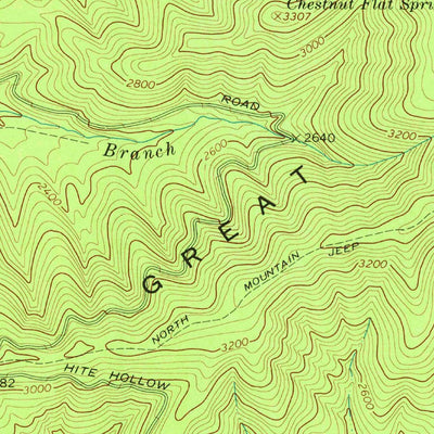 United States Geological Survey Elliott Knob, VA (1967, 24000-Scale) digital map