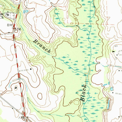 United States Geological Survey Elliott, SC (1973, 24000-Scale) digital map