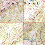 United States Geological Survey Ellis Canyon, MT (2001, 24000-Scale) digital map