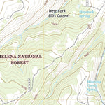 United States Geological Survey Ellis Canyon, MT (2020, 24000-Scale) digital map