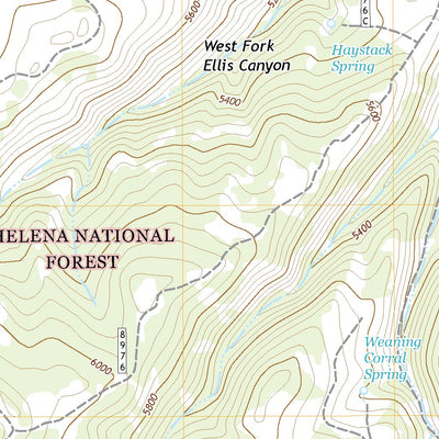United States Geological Survey Ellis Canyon, MT (2020, 24000-Scale) digital map