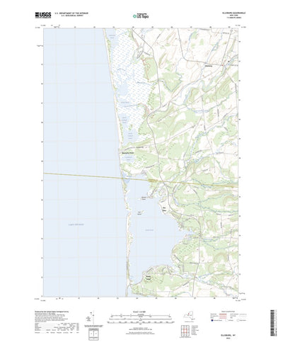 United States Geological Survey Ellisburg, NY (2023, 24000-Scale) digital map