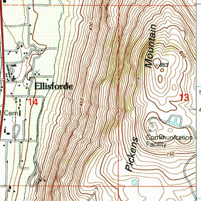 United States Geological Survey Ellisforde, WA (2001, 24000-Scale) digital map